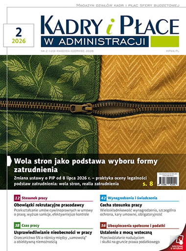 Kadry i Płace w Administracji kwiecień-czerwiec 2026